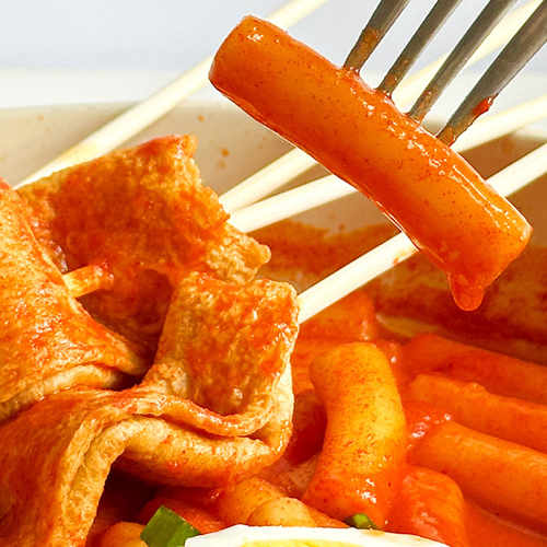 명물 특제 제천 빨간 어묵 떡볶이 & 납작만두